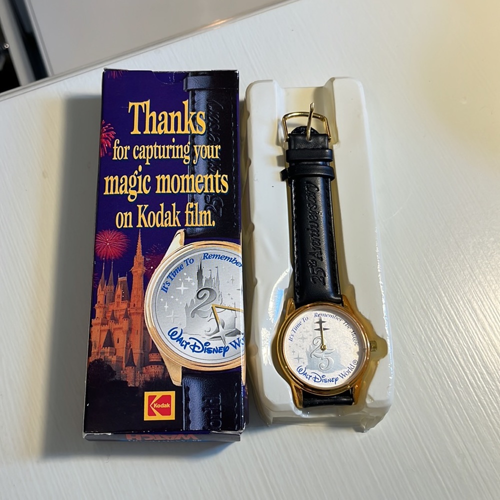 1996 Walt Disney World 25th Anniversary Watch by Kodak.  Never worn.  NIB